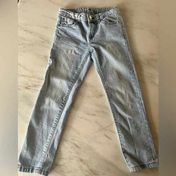 7 For All Mankind Big Girls' The Skinny Jeans Size 8 - Picture 4 of 10